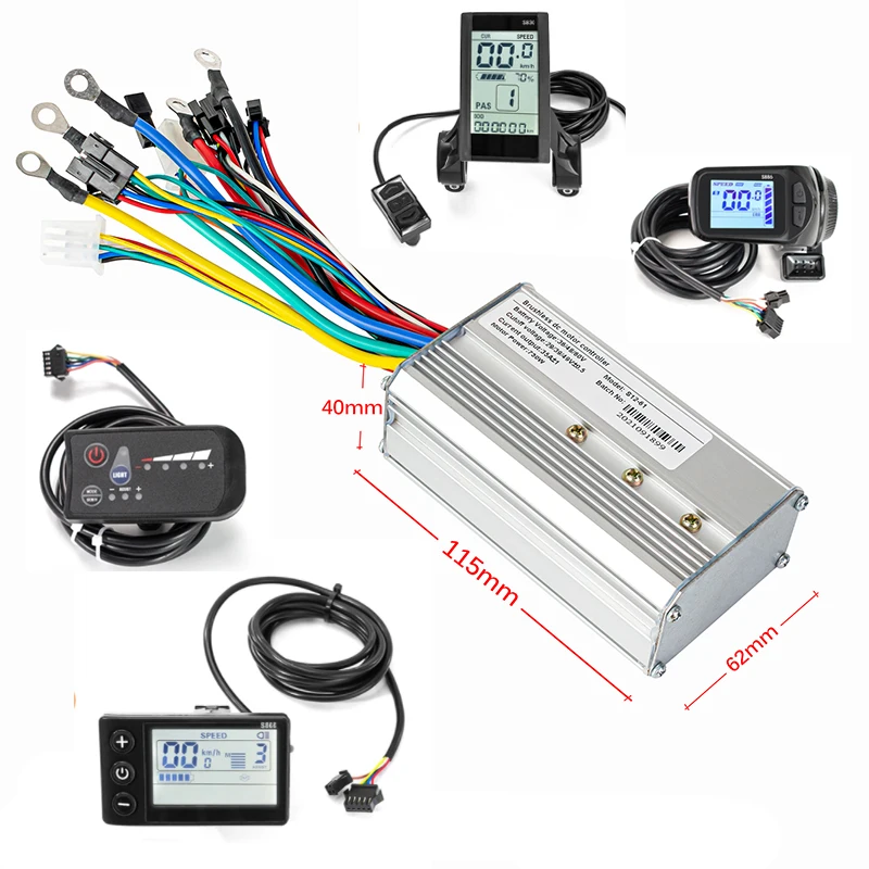 S830 750W LCD Display USB Charge  Accessories Brushless Controller Ebike Display Set For Electric Scooter