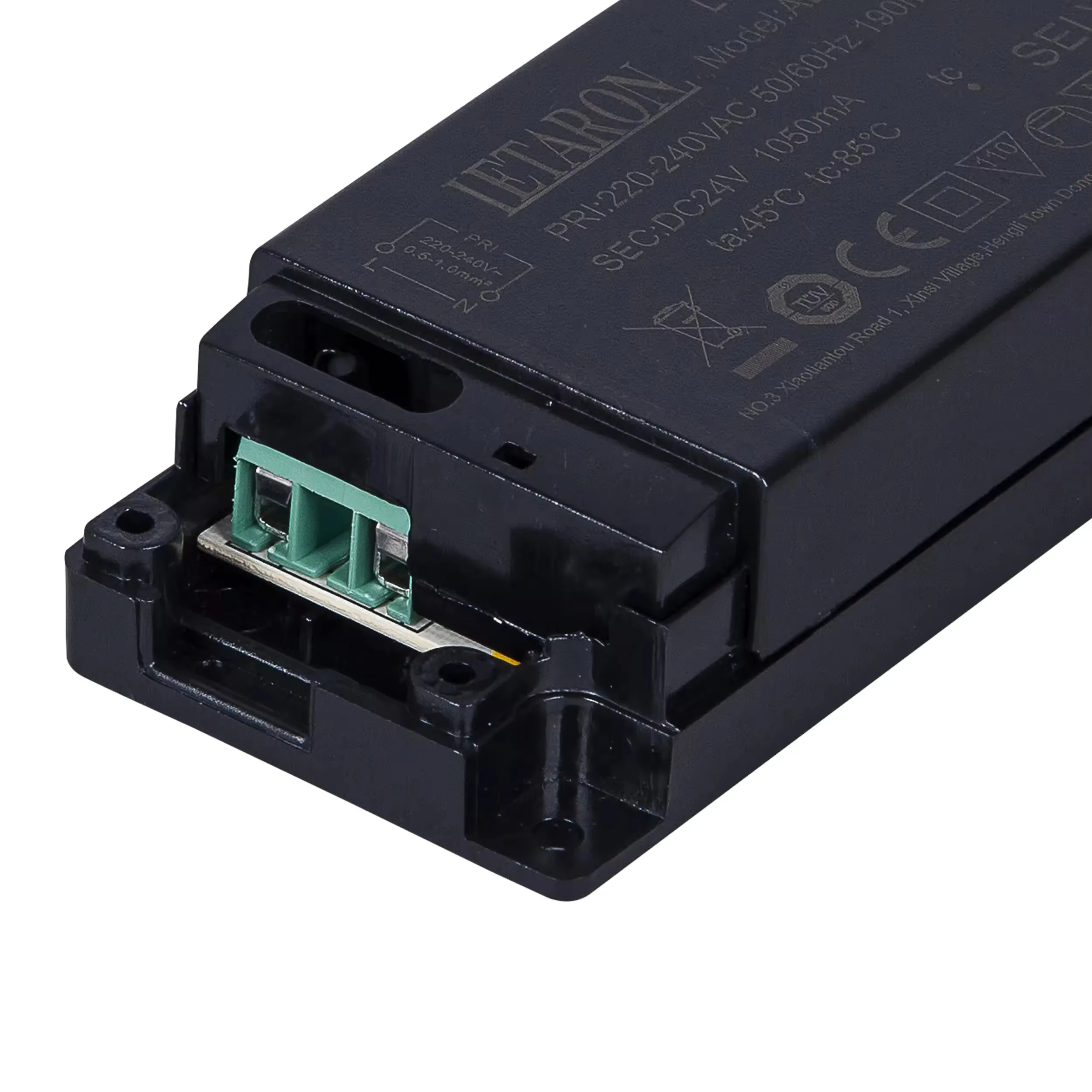 LETARON светодиодный драйвер TUV/CCC/CE 24V 25W Светодиодный 1050mA 220-240V AC 50/60 Гц PF> 0 9 ЕС Универсальный
