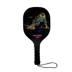 Poplar plywood Paddle Ball Game high-quality factory pickleball racket with 2 reacket 2 pickball balls and a mesh bag  PM0011