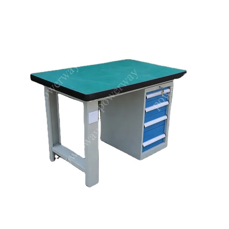 Powerway industrial workbench table heavy duty garage metal work bench