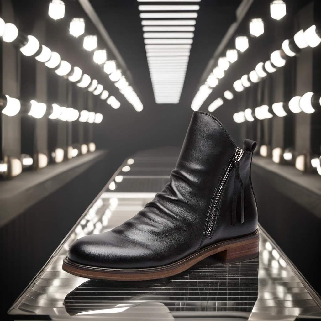 Autumn Winter New Release Vintage Zip Cowboy Mens Casual Shoes Classic Han Edition Western Style Ankle Boots for Adults