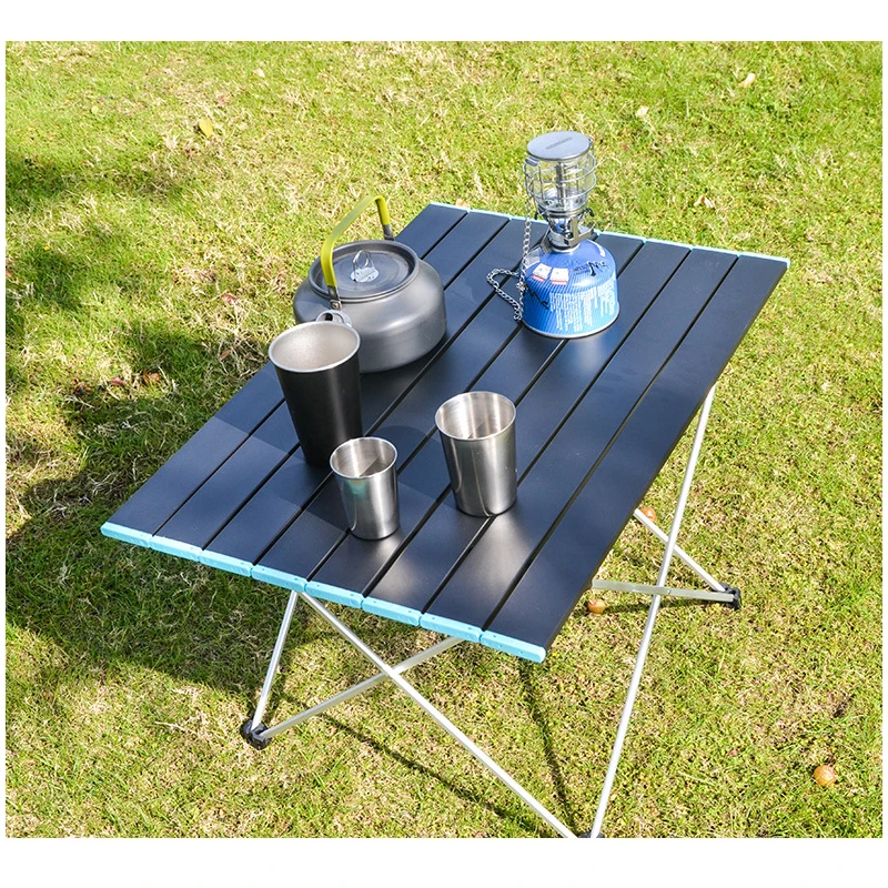 New Outdoor picnic folding table super light aluminum alloy fishing table camping chair self driving picnic portable mini table