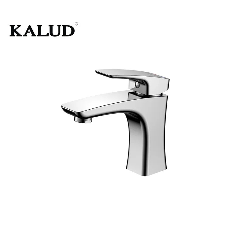 Fast delivery high water mixer bathroom chrome basin faucet modern cold and hot water tap robinets grifo de agua