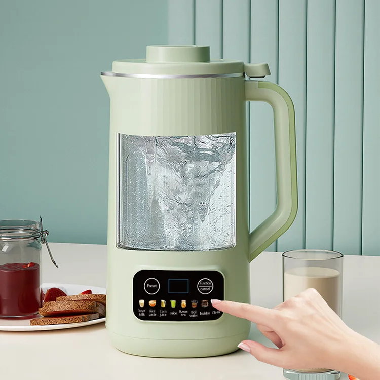 Mini Stainless Powerful Electric Wall Breaking Machine Mixer Blender Cooker High Speed Soybean Milk Maker Plastic Touchpad 1100