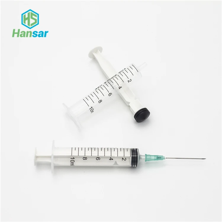 
high pressure contrast luer lock disposable medical plastic syringe 5 ml 21g 1 1/2 