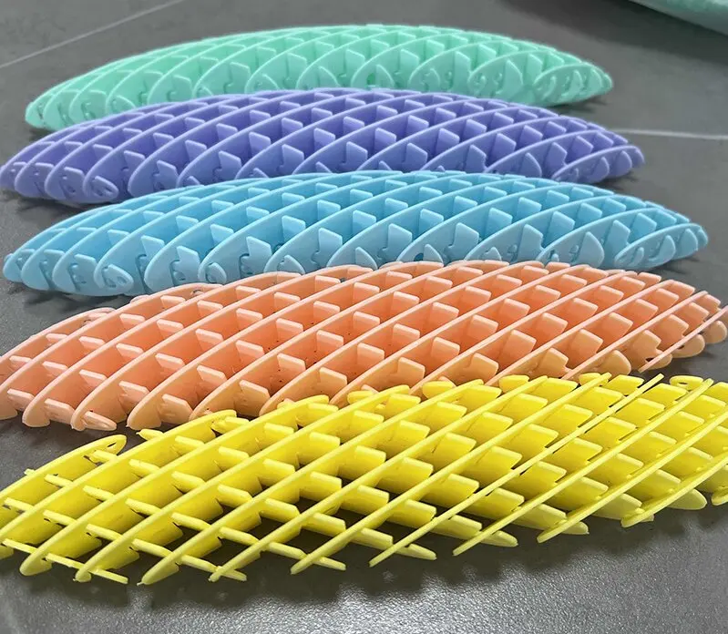 2024 new elastic fidget morph worm fidget toy fingertip elastic mesh toy stress relief toys
