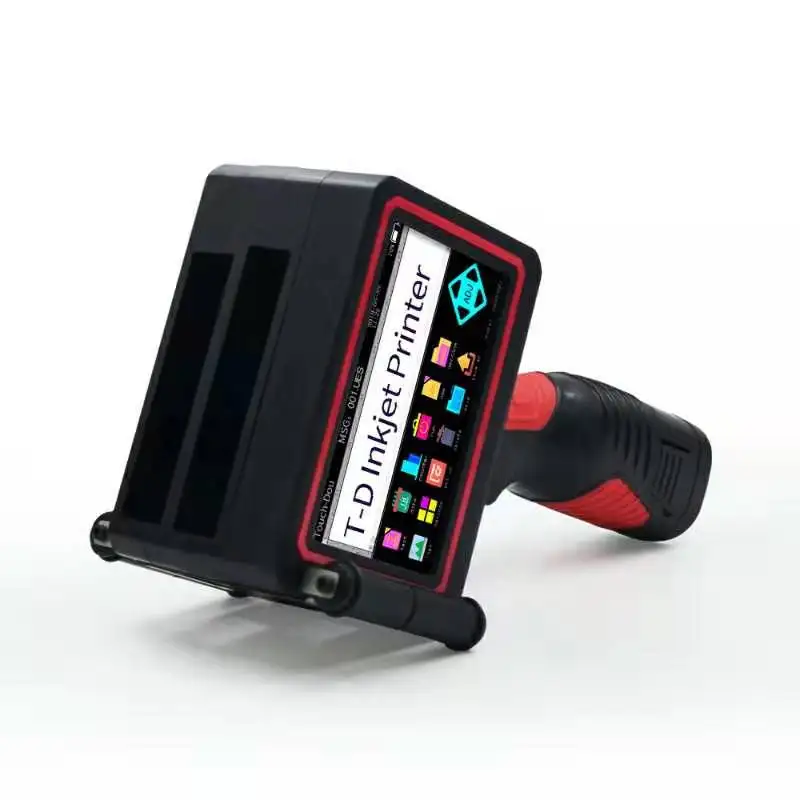 50MM Large Character Handheld Inkjet Printer Small Coder Portable Printing Machine For T-Shirt Wall Carton Encoder Inkjet Gun