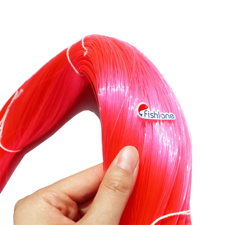 High quality pink 500m 1000m 1.0mm 1.20mm 1.50mm nylon monofilament fishing line fishing wire line