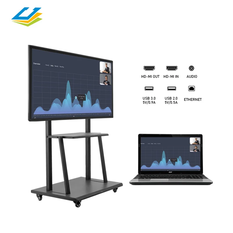70inch multi-touch smart screen tv interactive 10points infrared interactive whiteboard games led display panel for preschool