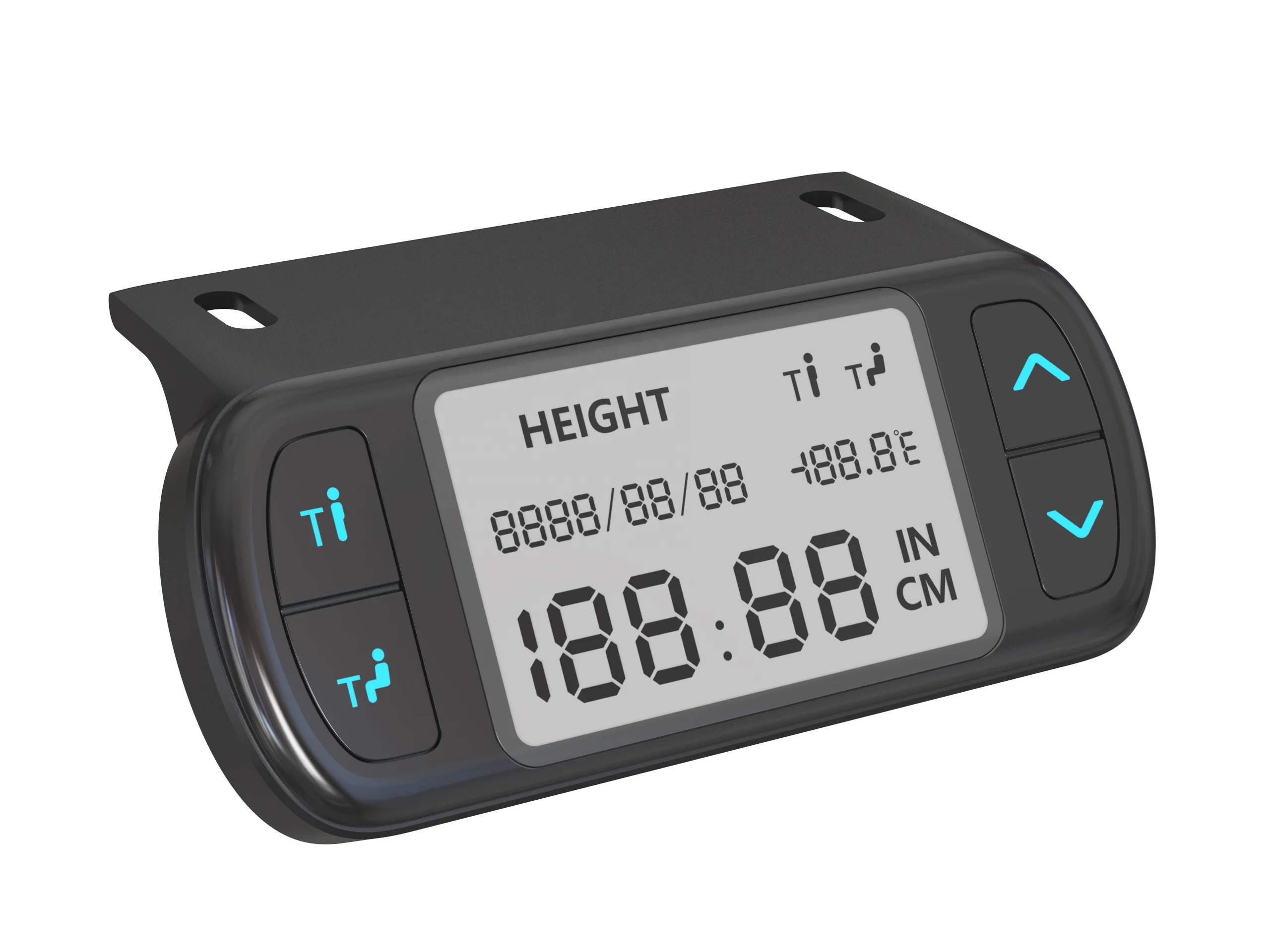 V-mounts electric height adjustable executive desk with Optional intelligent hand controllers VM-JSD2-01-2P