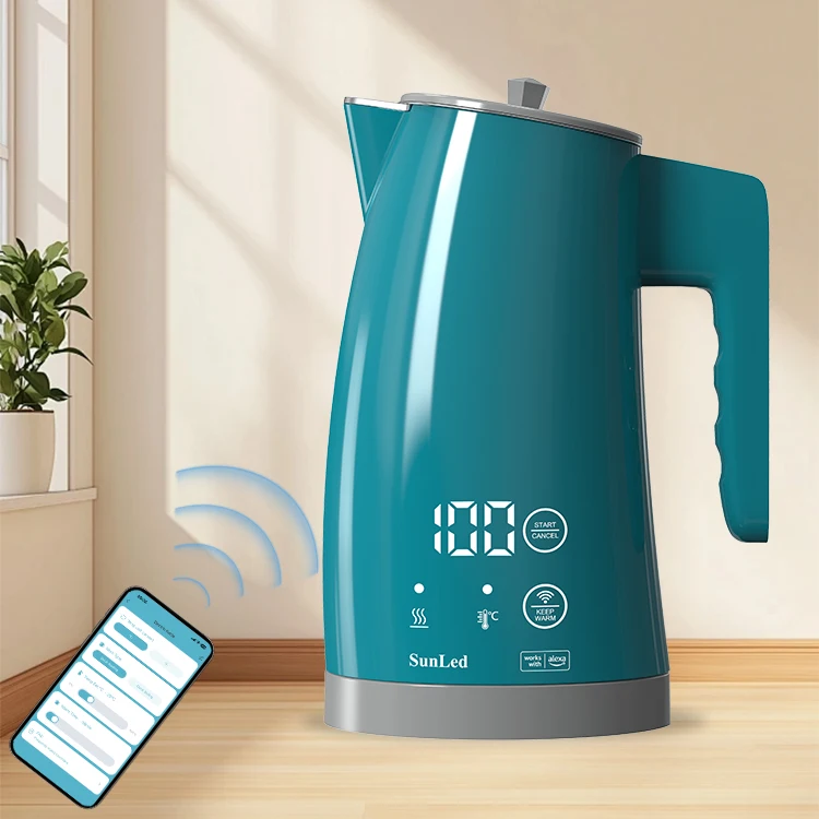 Custom Boiling Water Kettle Electric 304 Food Grade Stainless Steel Temperature Control Electric Jug Kettle