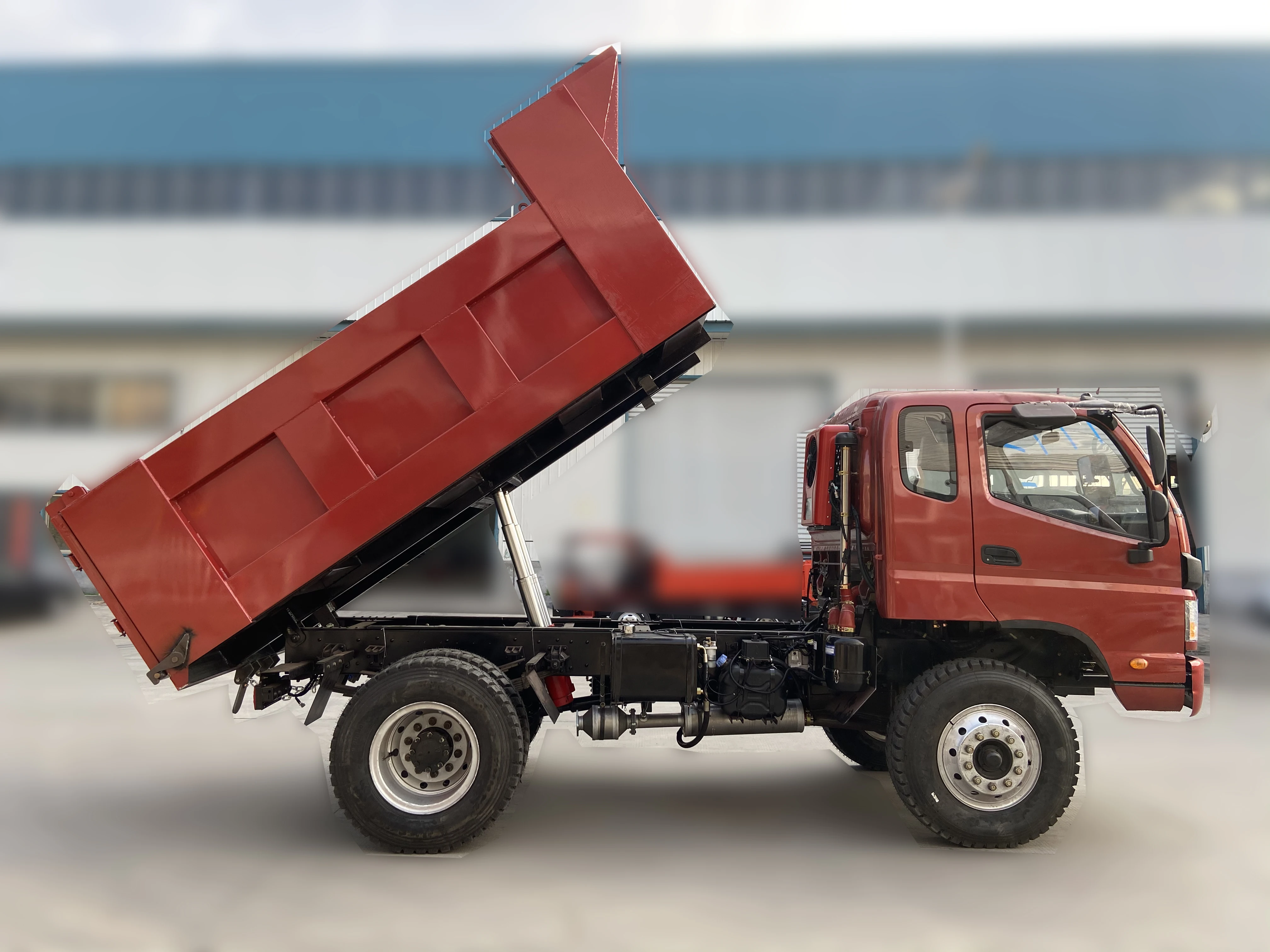 Новый мини-самосвал ZKEPAI 4x4 мини 5 тонн Самосвал с правым рулем небольшой самосвал цена для продажи
