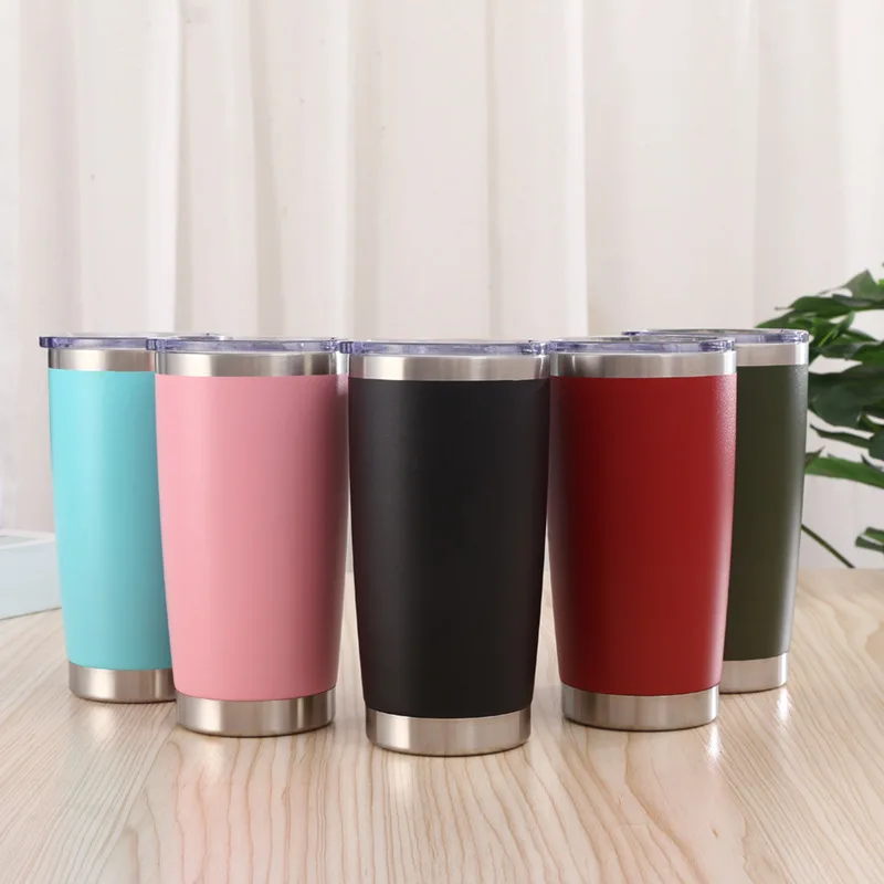 Beer Cup With Opener Whisky Stainless Steel Travel Car Mugs Lids Camping Tumblers Double Thermos Lowball Tumbler 16Oz
