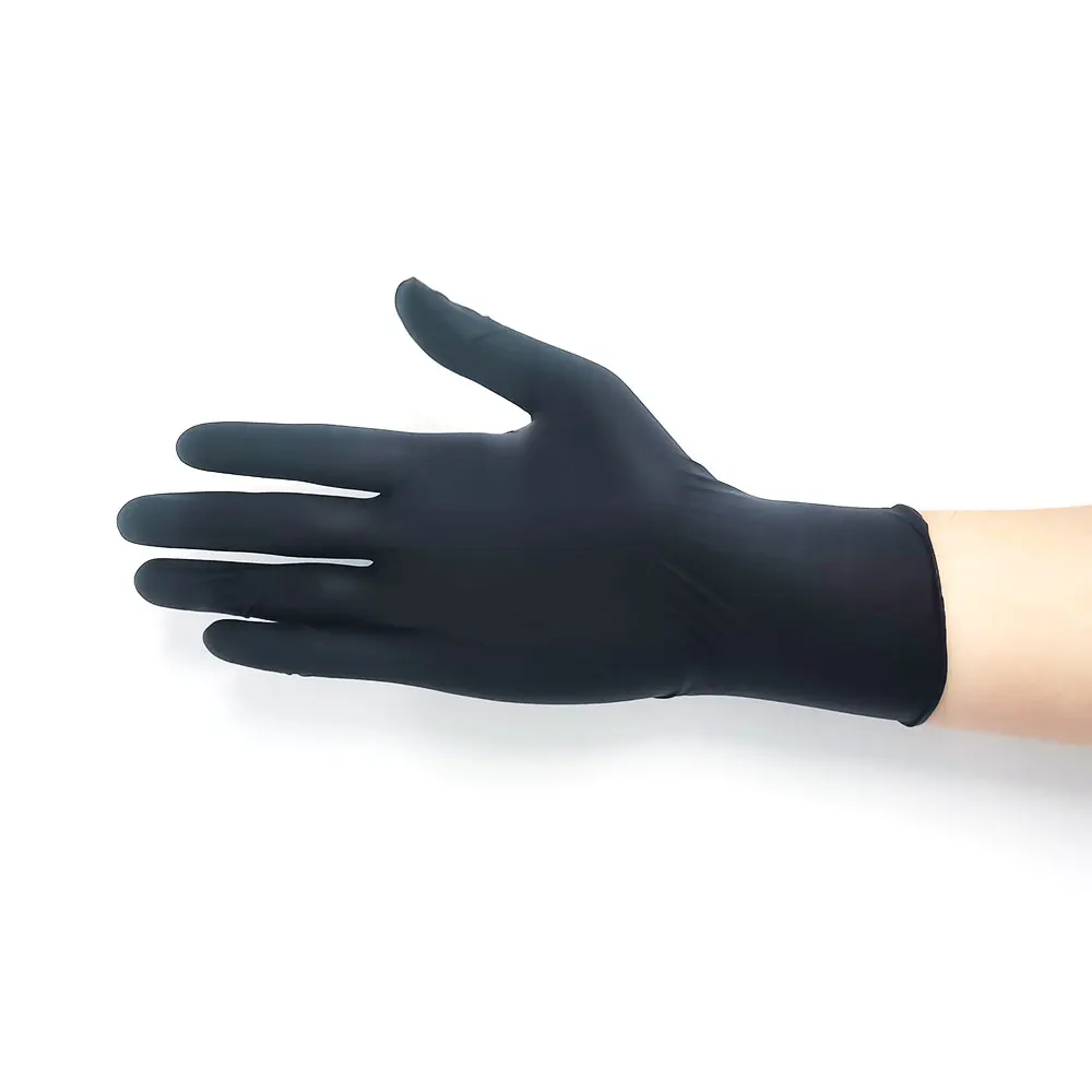 HLR Gloves Disposable Blue Nitrile Vinyl Synthetic Gloves