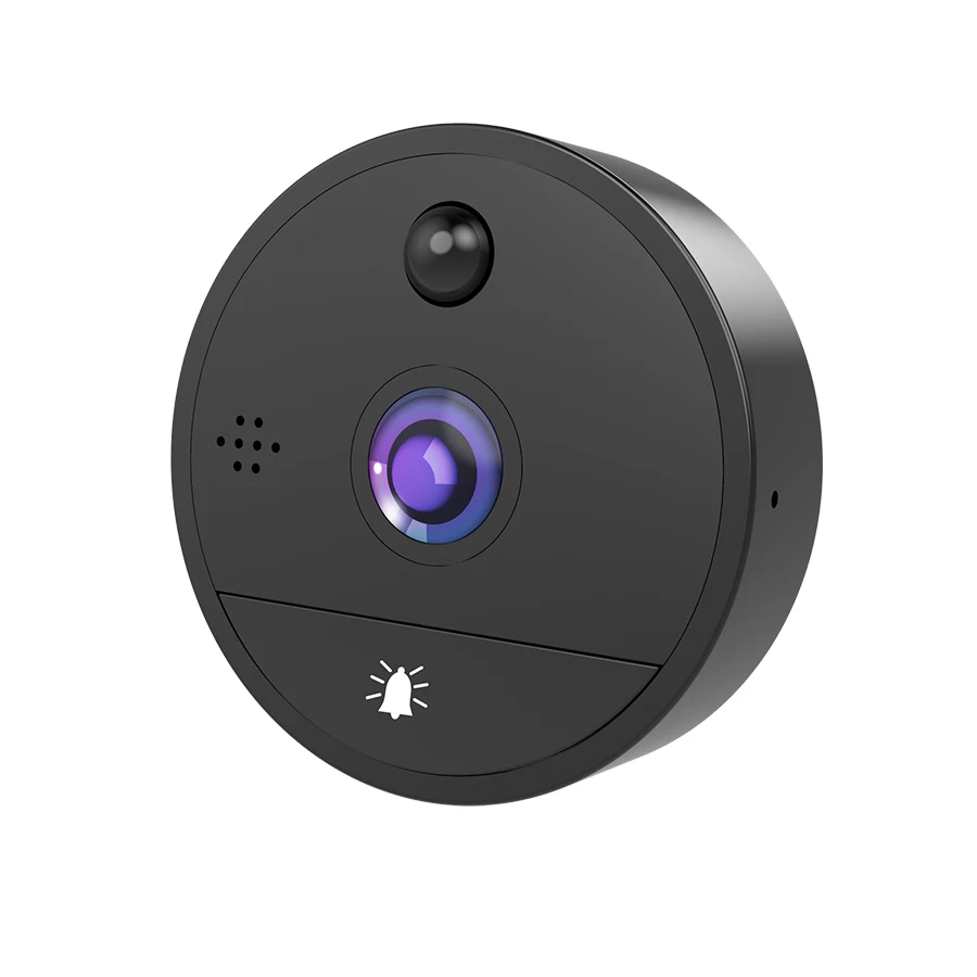 KERUI HD Night Vision Surveillance Anti-theft Camera Mobile Phone Two-way Intercom Cat Eye Wireless WiFi Doorbell