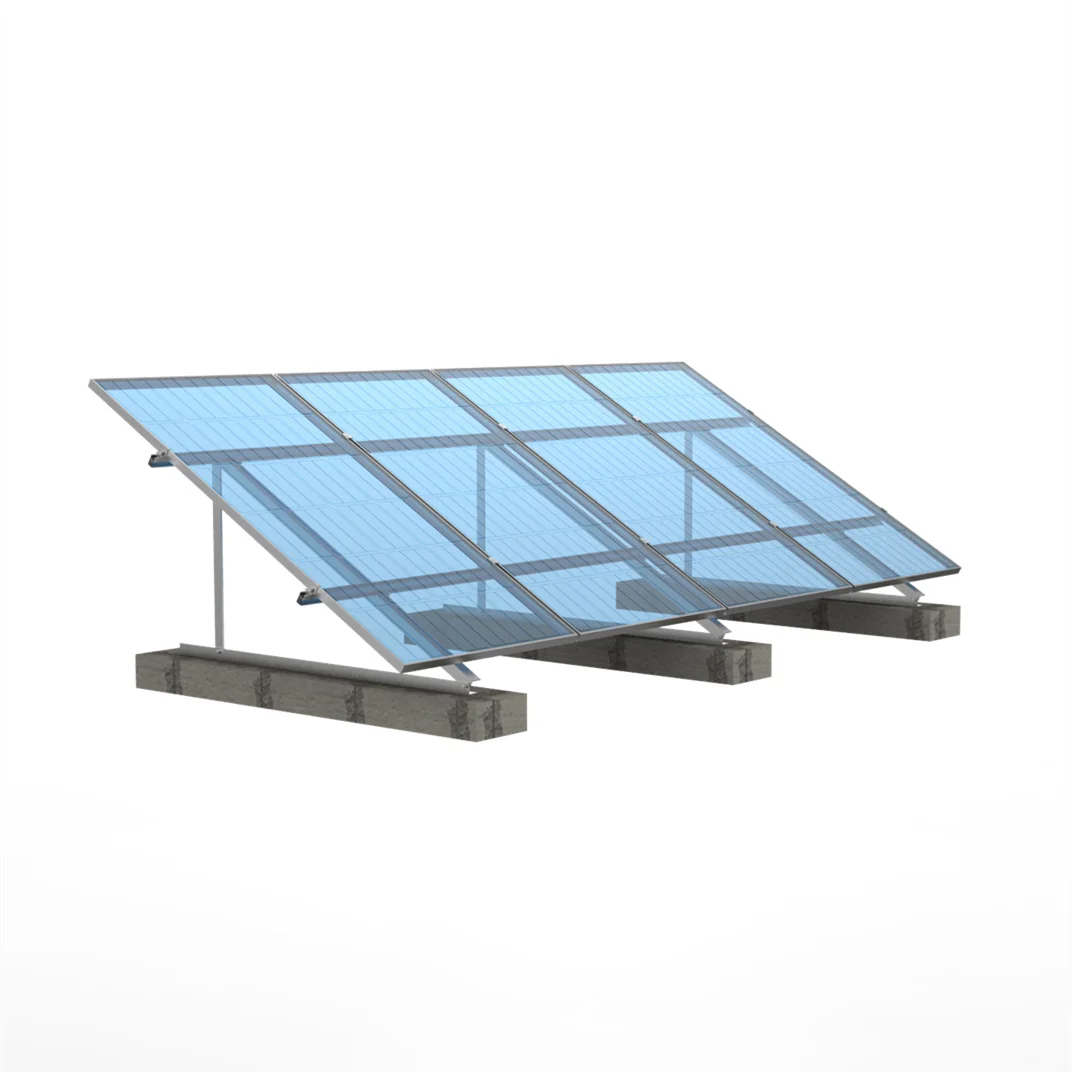 Module Grounding Mounted Brackets Steel PV Racking Solar Pile Mount Structure Bracket Of Ground Mounting System