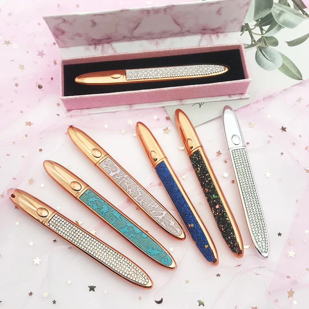 Wholesale Magnetic Adhesive Eyeliner Pen Bling Waterproof Smooth Sticky Eyelash Glue Pen Eyeliner