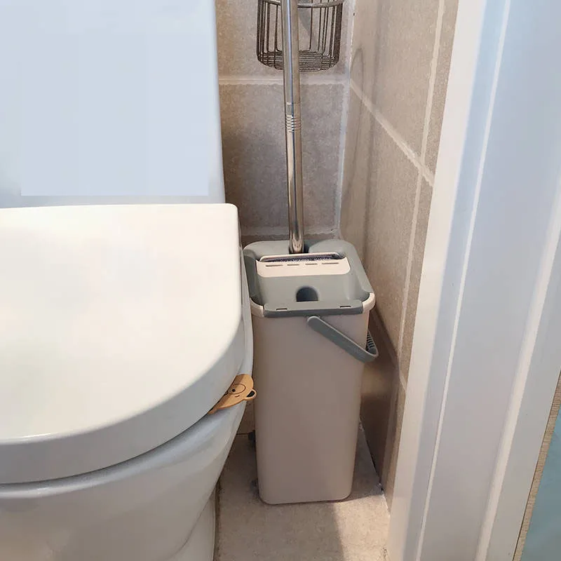 2022 Hot Selling Floor Magic Mop Easy 360 Spin Cleaner Bathroom Microfiber Rolling Flat Mop And Bucket Set