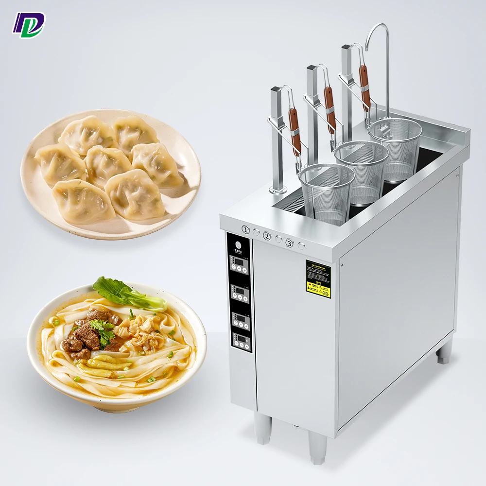Automatic Lift Up Pasta Boiler Noodle Cooker Station Restaurant Commercial Induction Gyoza Spaghetti Robot Ramen Cooking Machine