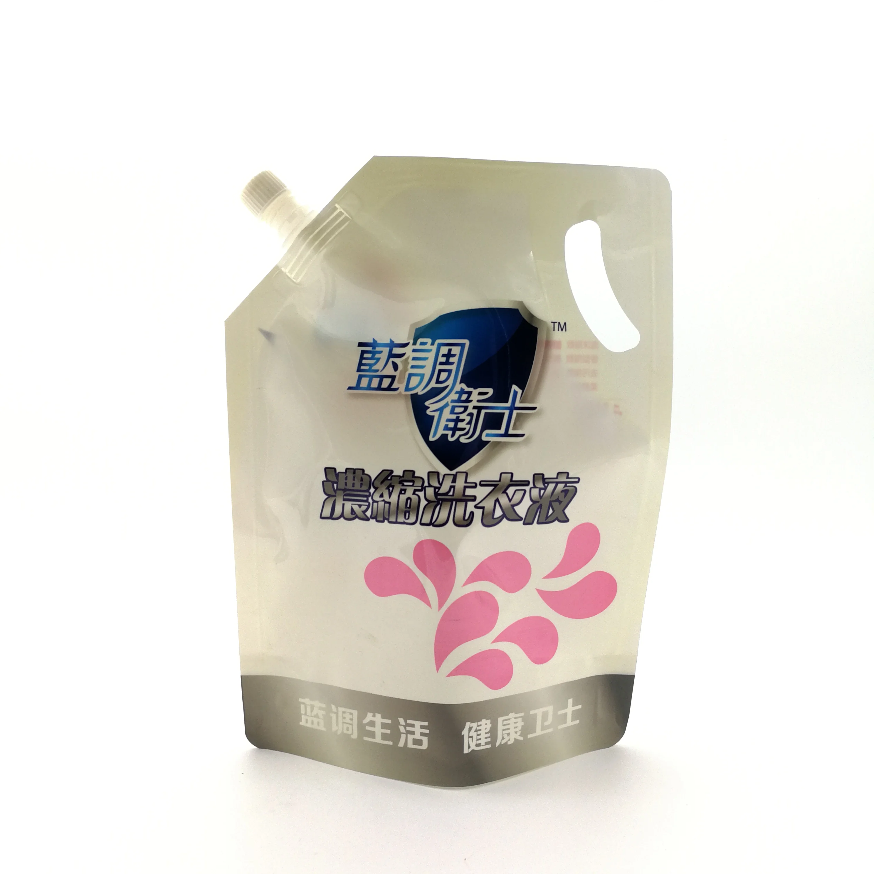 Custom Logo Reusable Food 500Ml Spout Pouch Brine Packaging Bag