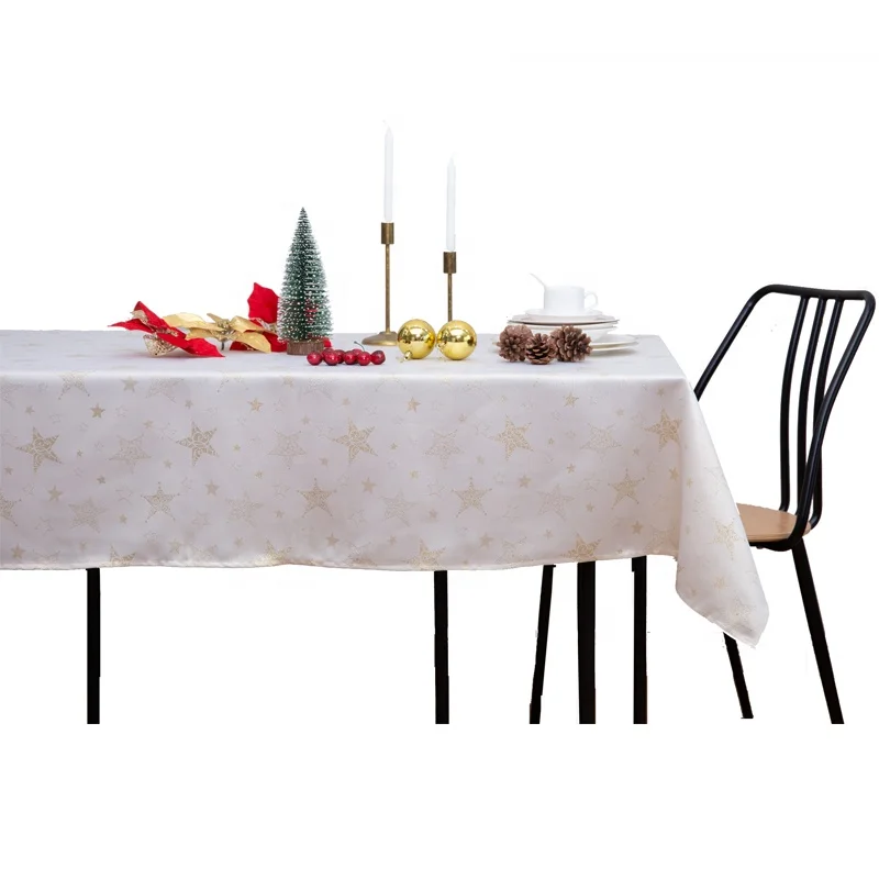 Прямоугольная белая Банкетная скатерть из полиэстера 90x132 дюймов скатерти для свадебной вечеринки домашний