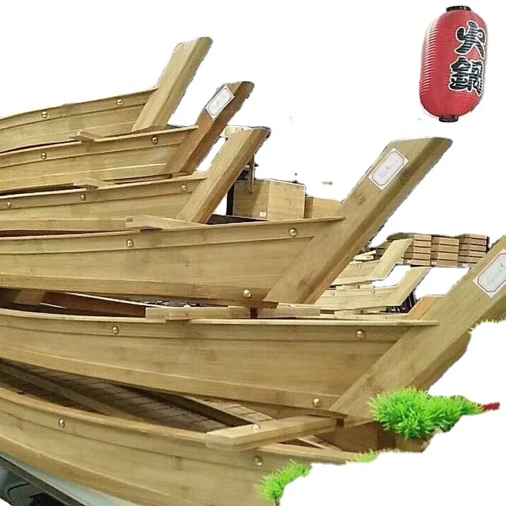 Factory Price Healthy Japanese wooden  Food Sushi wooden  Boat (62243479430)