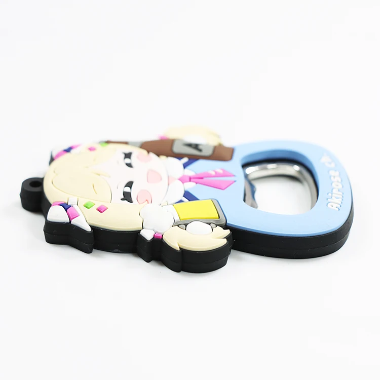 Рекламная металлическая открывалка для бутылок с магнитом