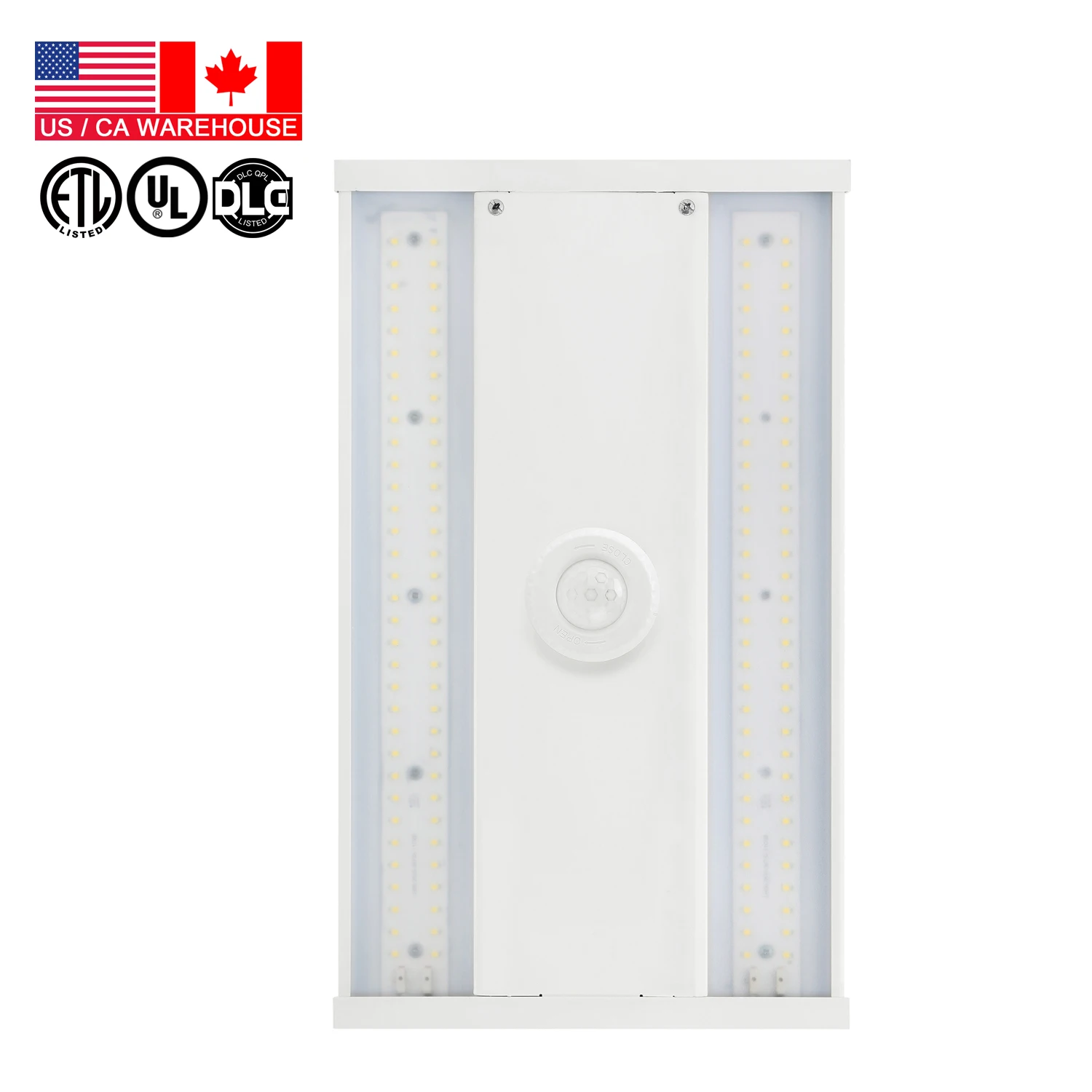 High Bay Linear Lights US CA In Stock Pendant CCT Power Adjustable Bluetooth Ceiling Linear LED High Bay Light with UL ETL DLC