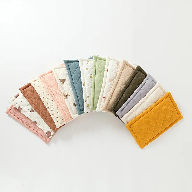 Cotton Muslin Baby Travel Bed Pillow For Baby Toddler Pillows For Sleeping 0-1 Year Old