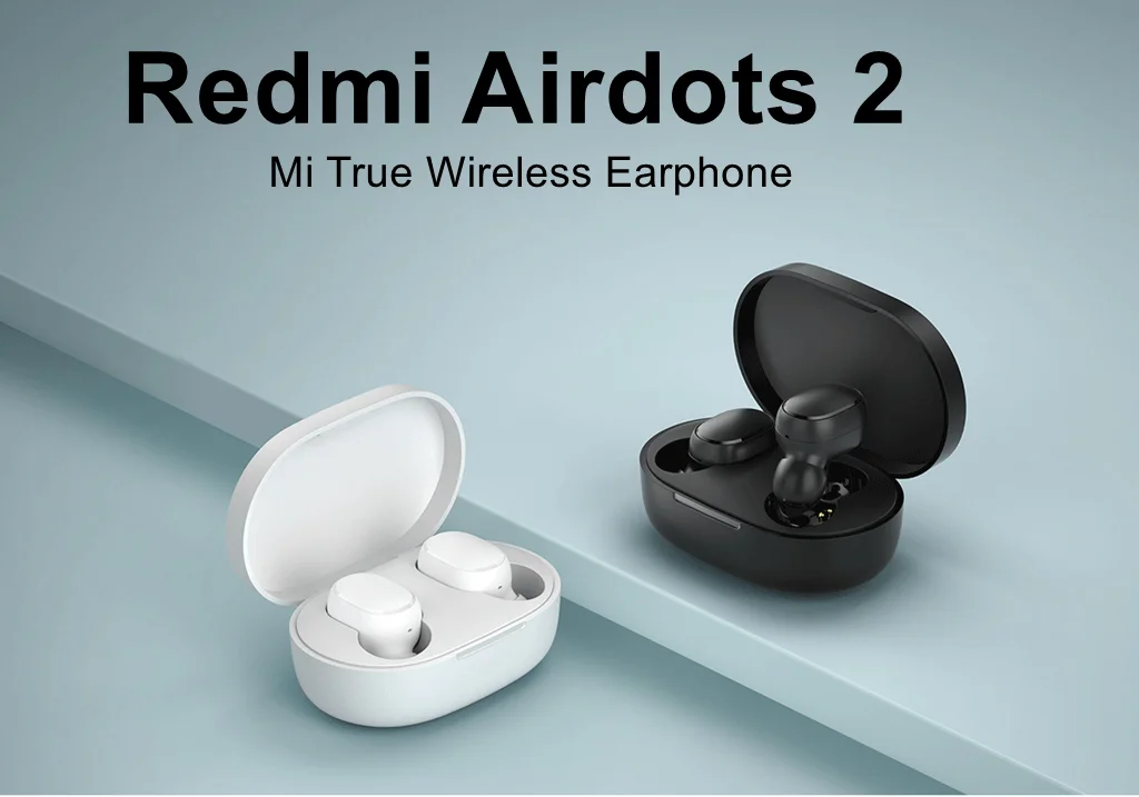 Лидер продаж беспроводные наушники XiaoMi AirDots 2 BT5.0 настоящие наушники-вкладыши с ИИ-управлением Redmi Airdots