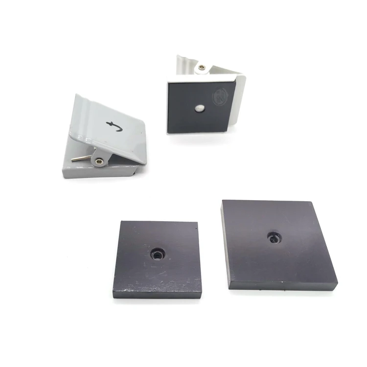 2022 hot sale factory main product rubber magnet brown square punch magnet for clip