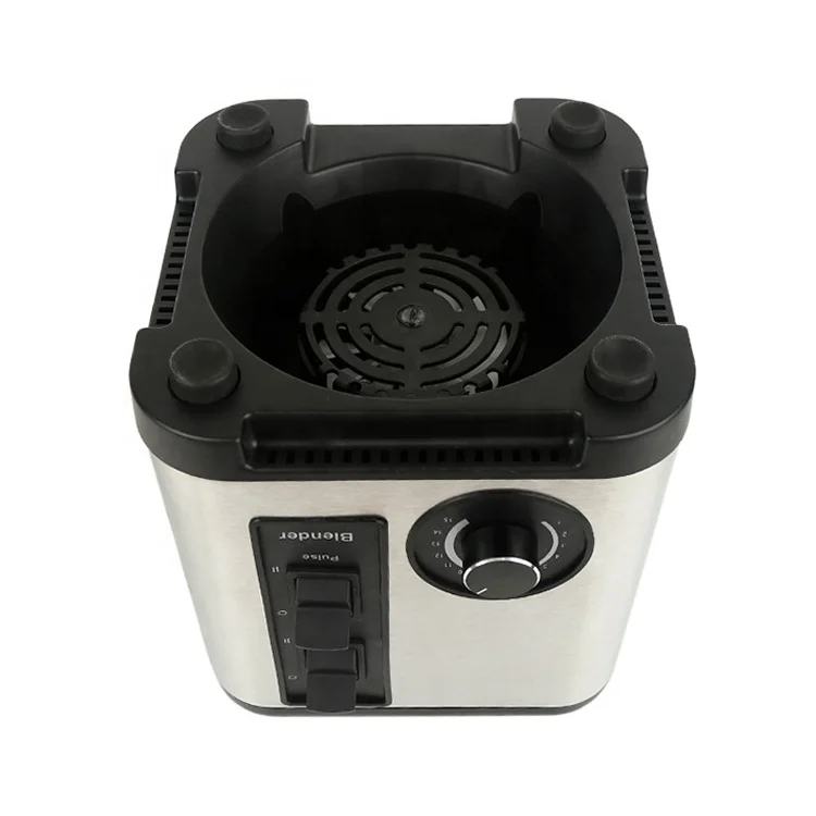 Factory Price 3L Heavy Duty Blender Commercial Smoothies Crusher Mixer Stainless Steel Blender With 2 Cups