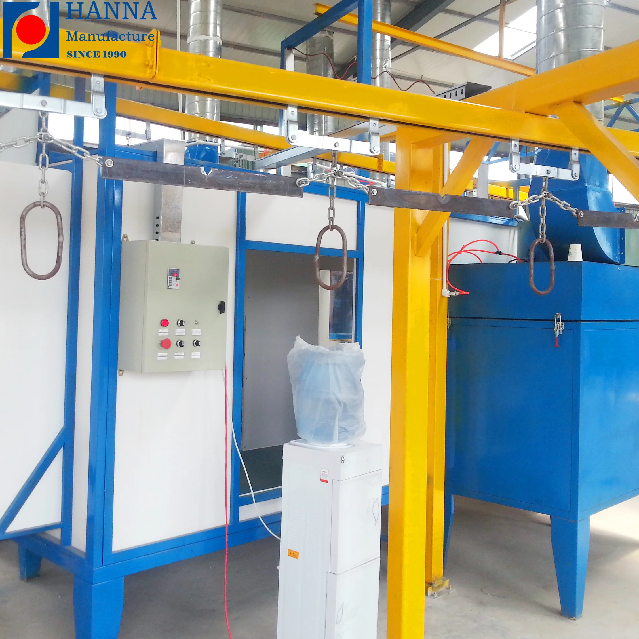Metal Sheet  Filter Recovery Powder Spray Booth System