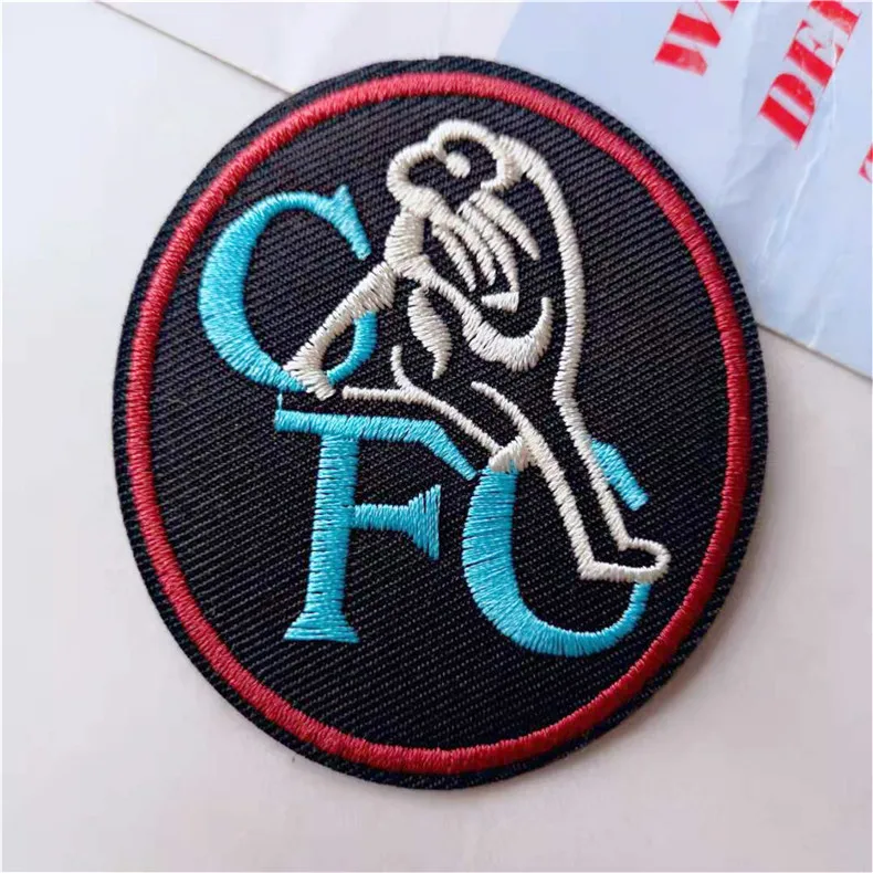 custom full embroidered logo jackets hats clothing badges patches wholesale iron on patch design your logo woven patches
