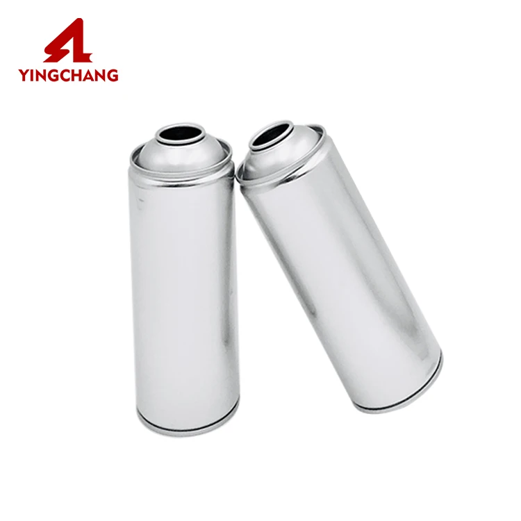 Wholesale Dia 65*158mm Empty Metal Tinplate Necked-in Aerosol Can