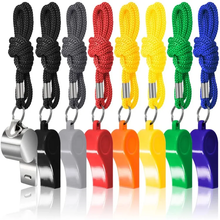 ABS multicolor  Match referee whistle Cheerleading whistle outdoor whistle
