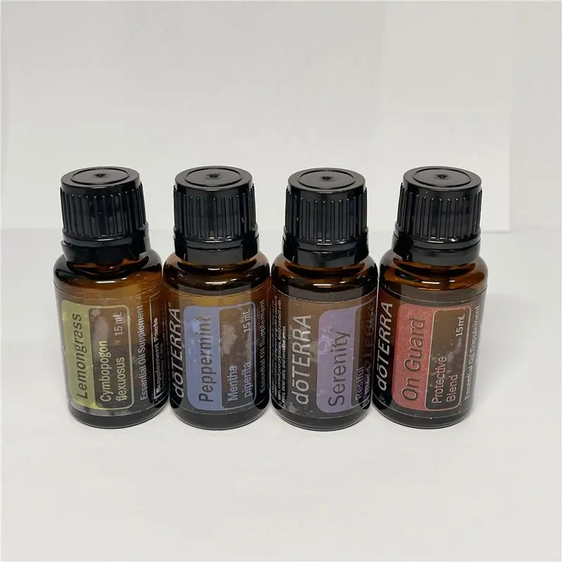 new arrival Lemongrass peppermint serenity on guard 6 colors 15 ml Essential Oil