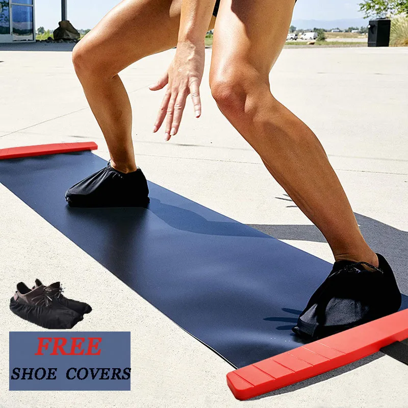 Yugland Fitness Slide Board Fitness Step Mat Training Glide Mat