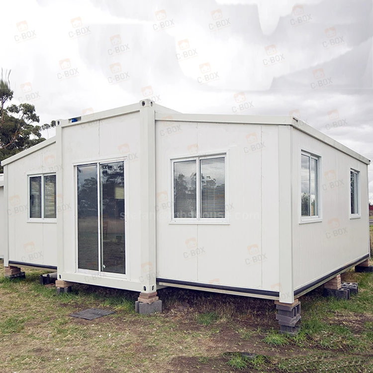 
China Prefab modular homes house 20ft and 40 ft foldable expandable container house sale for Australia 
