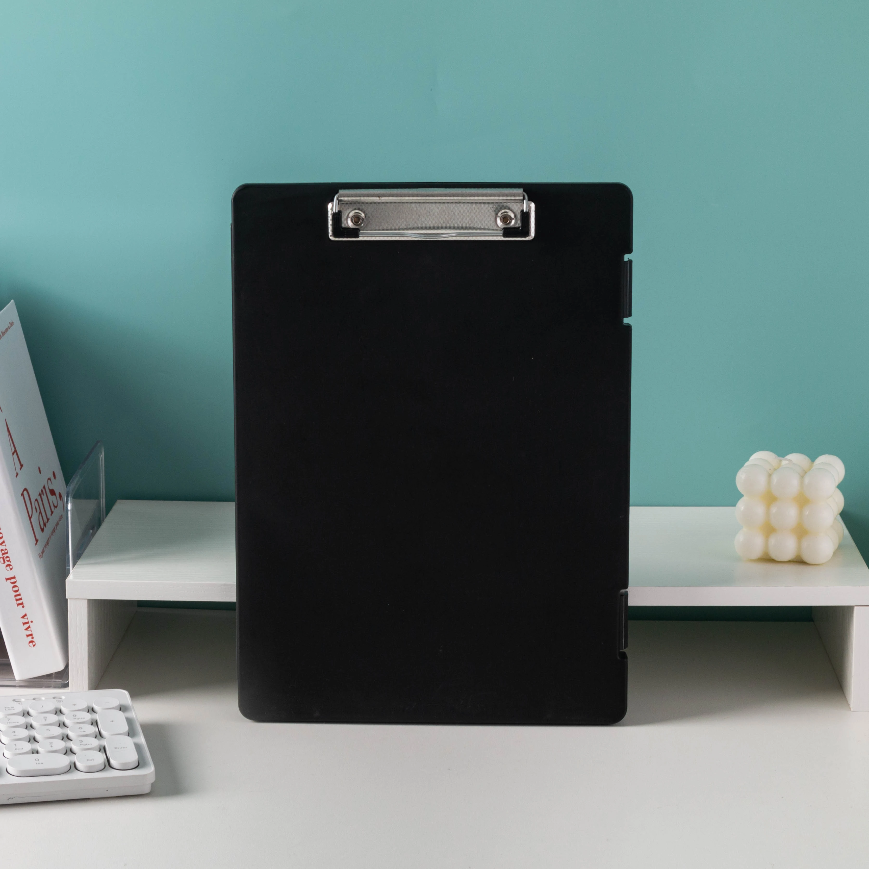 Thicken storage clipboard open nursing clipboard foldable storage heavy duty clipboard storage plastic folder