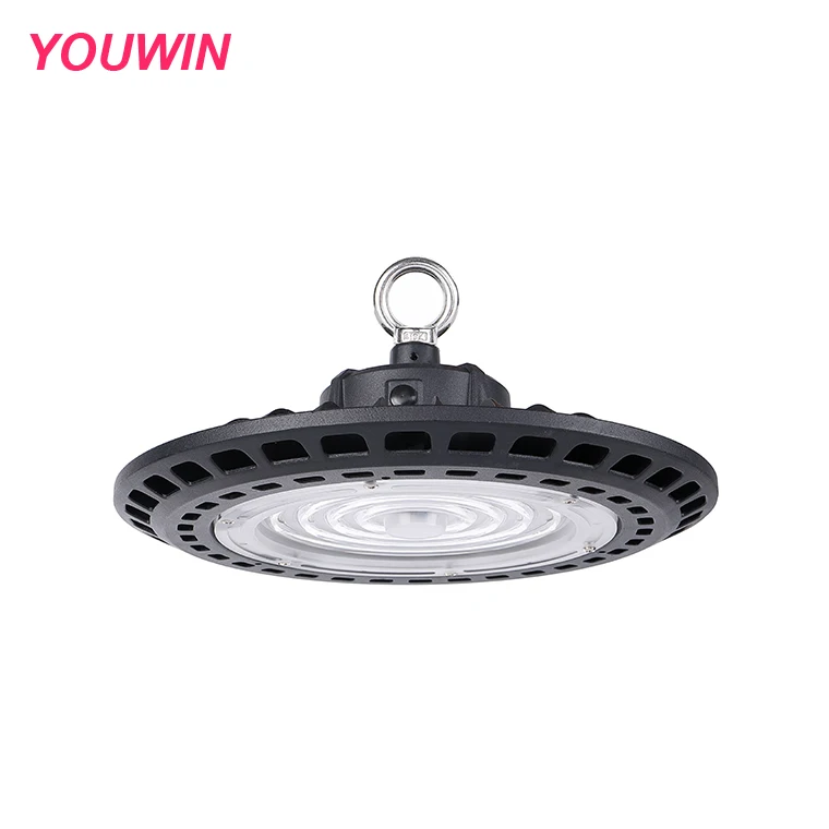 Youwin Wholesale 100W UFO LED High Bay Light IP65 Outdoor Workshops Supermarkets Industrial Lighting 150W 200W Options Available