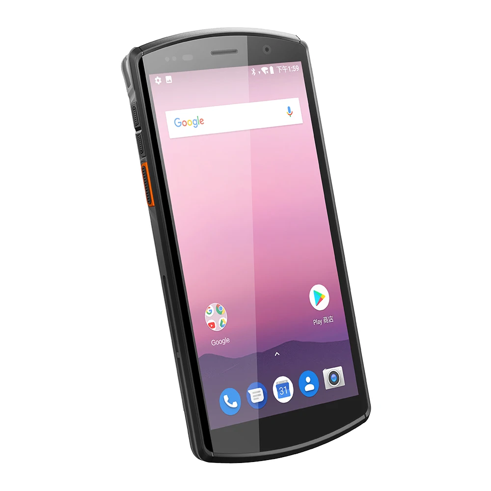 Android 9.0 chain store rugged pda IP67 removable battery barcode scanner pda