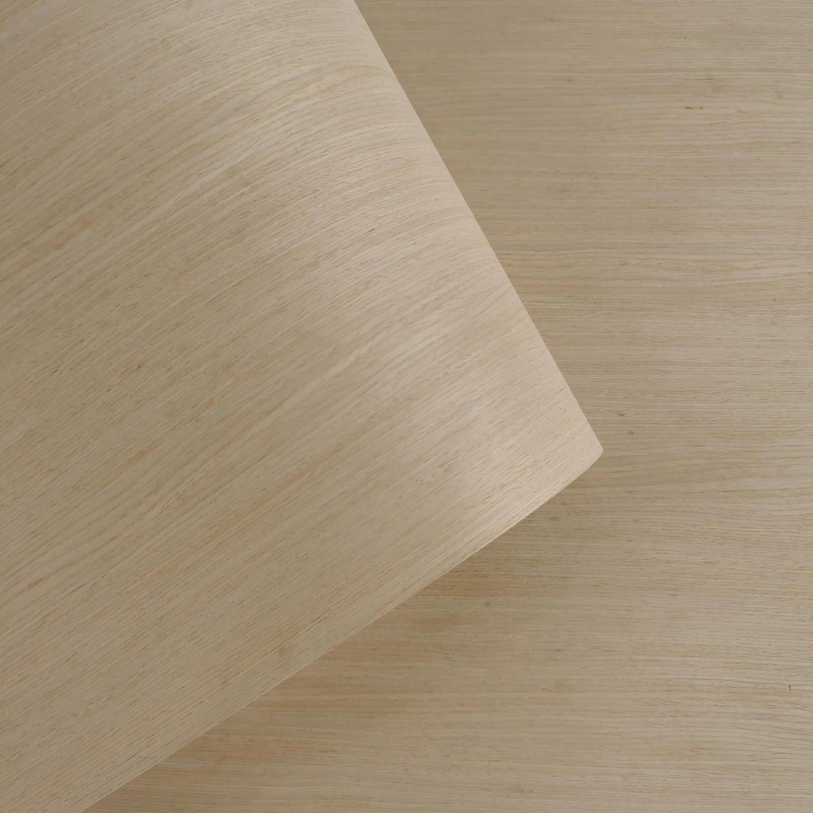 New Design Engineered White Oak Wood Veneer Color DIY Craft Art 2500*640 MM For Hotel Room Door Table Skin