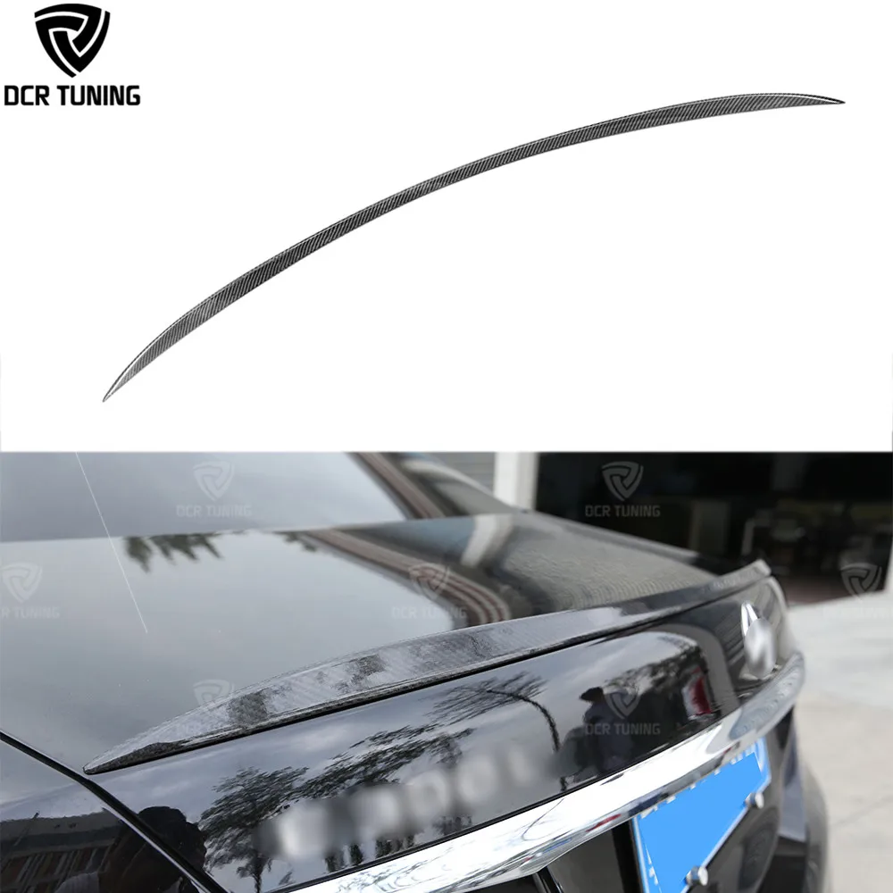 W213 Carbon Spoiler E63 Style for Mercedes E Class Sedan W213 Rear Trunk Spoiler 2016-2020 AMG E43 E53 E63 S