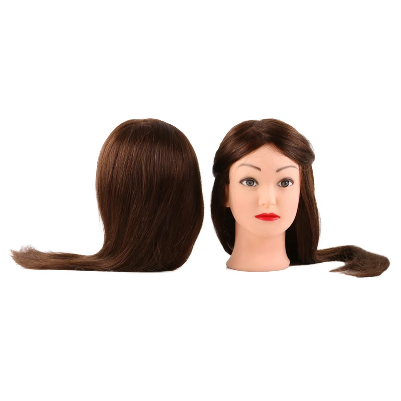 HARMONY Factory Outlet Cosmetology 100% Real Salon Practice Hairdresser Training Head Mannequin Doll Human Hair 12 Factory Price