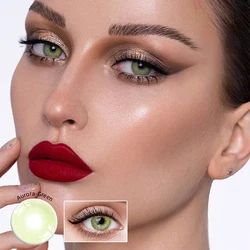 Цветные контактные линзы без рецепта, контактные линзы monster pure hazel, цветные контактные линзы на темно-коричневых глазах
