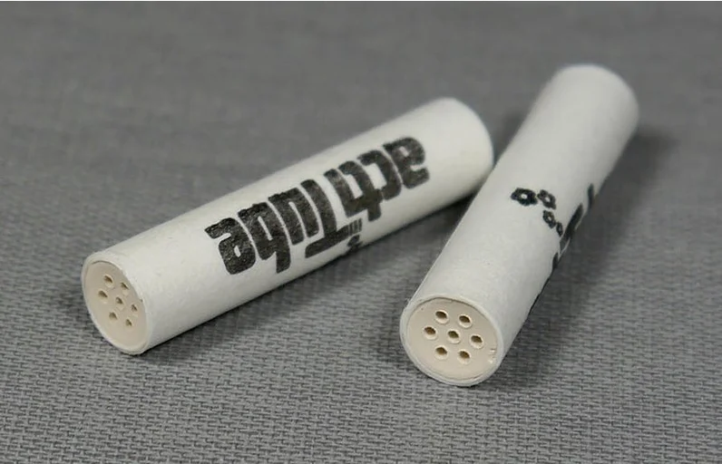 
Ceramic Caps charcoal filters Activated Carbon Chorcoal Smoking Filterswith 5mm 6mm 7mm customized Smoking Filters 