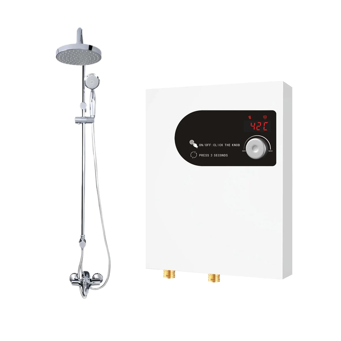 240V 18-27KW 18kW whole house water heater instant electric water heater electric hot water heater tankless for Shower