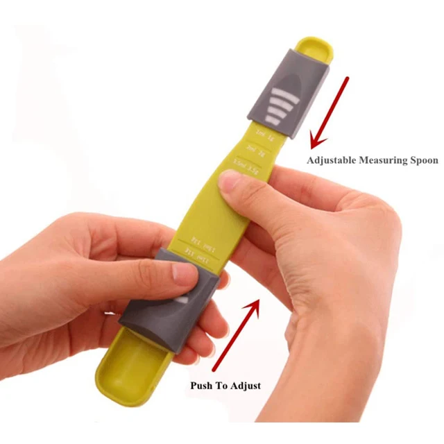 Популярное использование зачерпывание и мерная двойная регулируемая измерительная Магнитная ложка для