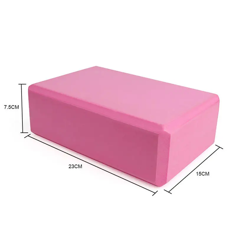 Eva Yoga Blocks Foam Yoga Brick Pillow Colorful Bolster Cube Stretching Exercise Bodybuilding Workout Equipment Yoga Blocks